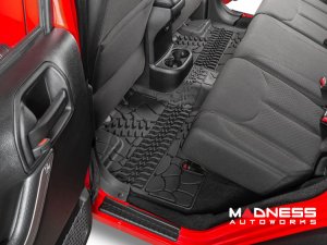 Jeep Wrangler JK Floor Mats - All Weather - Mopar - Front + Rear 